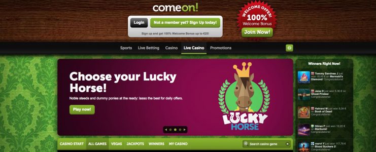 ComeOn casino