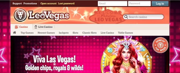 Leo vegas casino login